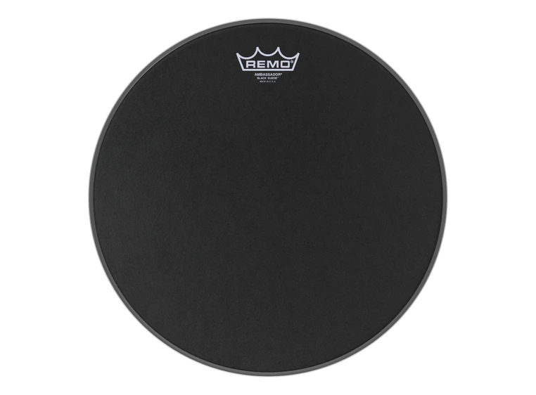 Remo BA-0814-ES Ambassador Black Suede 14 